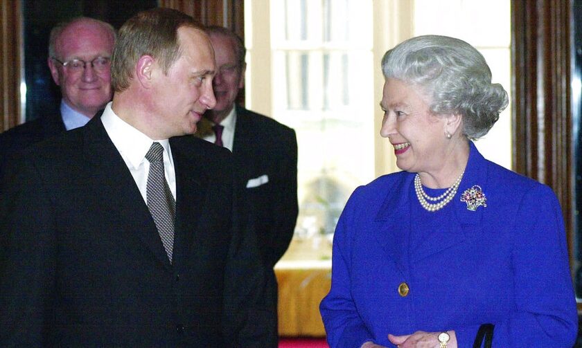 Βλαντίμιρ Πούτιν και βασίλισσα Ελισάβετ
