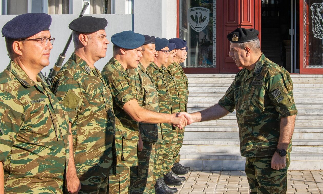 Στρατός Ξηράς: Στο Δ’ Σώμα Στρατού στη Θράκη ο Αρχηγός ΓΕΣ, Αντιστράτηγος Χαράλαμπος Λαλούσης