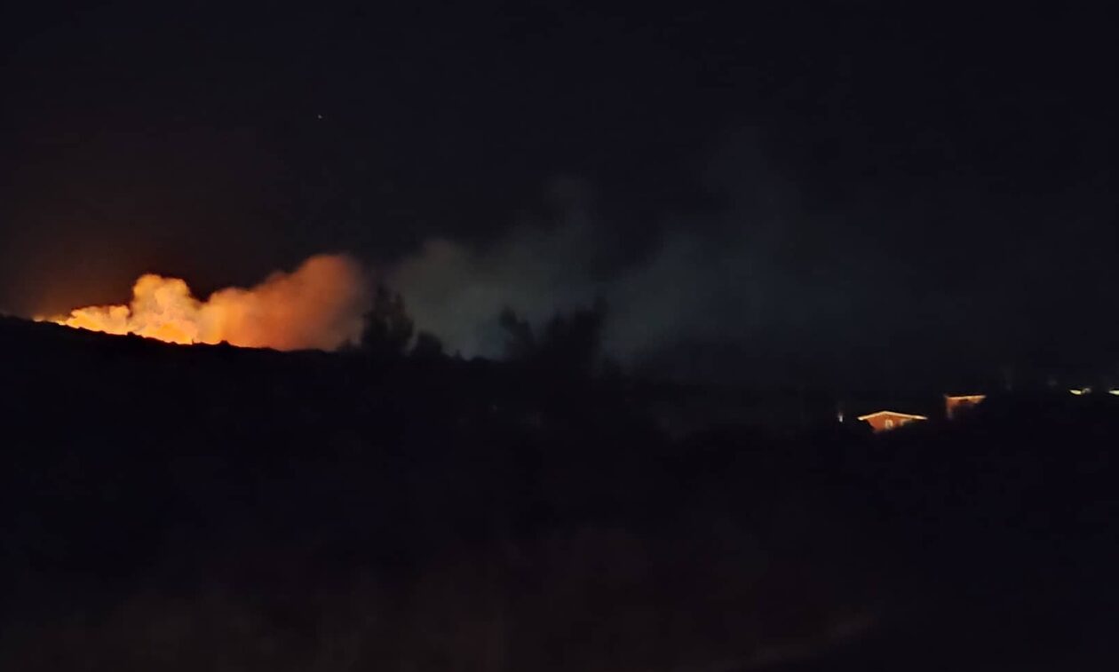 Φωτιά στην Κεφαλονιά - Ισχυροί άνεμοι, ενισχύονται οι πυροσβεστικές δυνάμεις