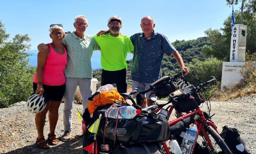 Ήρθαν από την Ολλανδία στην Κρήτη με τα ποδήλατά τους σε 42 μέρες!