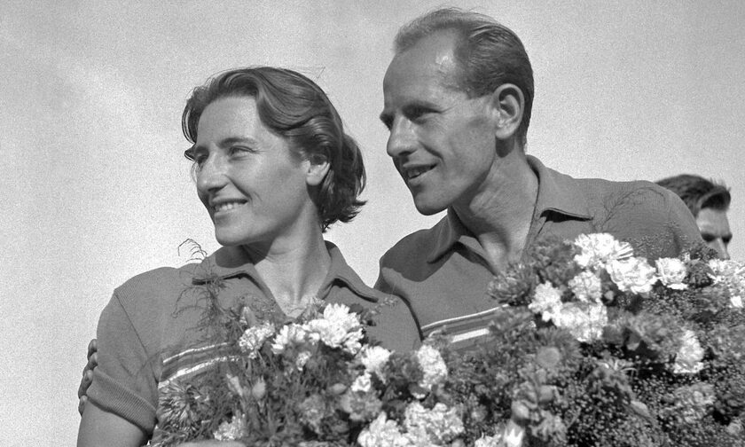 Emil Zátopek και Dana Zátopková