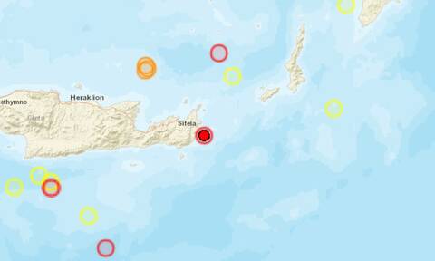 Σεισμός ανατολικά της Κρήτης - Αισθητός σε αρκετές περιοχές (pics)
