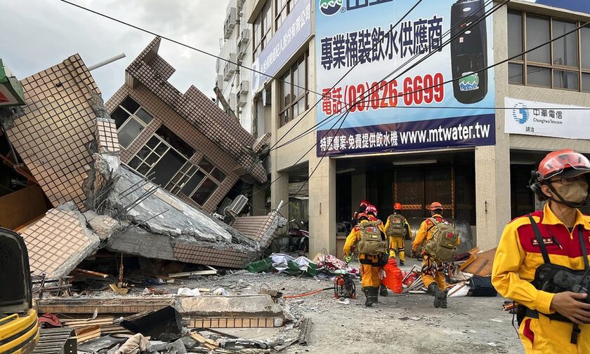 Νέος ισχυρός σεισμός στην Ταίβάν