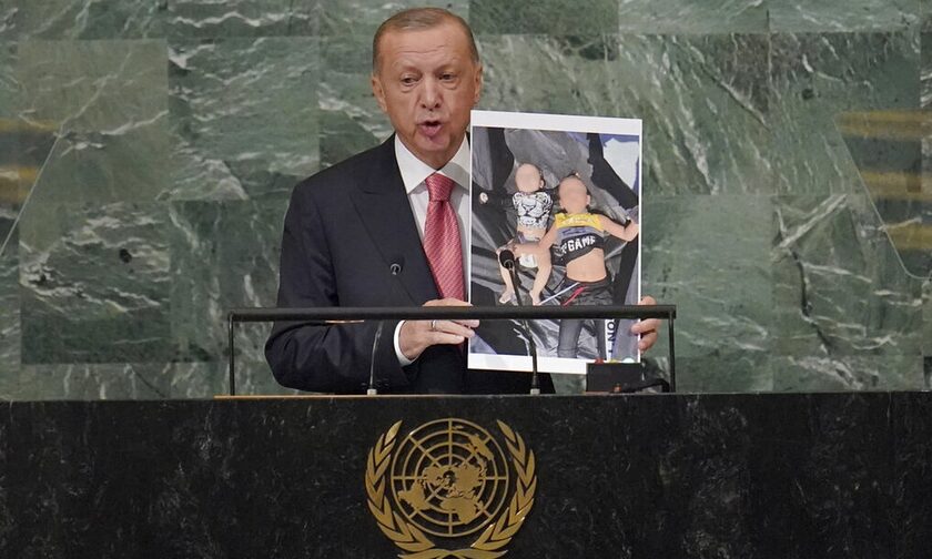 Παραλήρημα Ερντογάν στον ΟΗΕ: Κατηγορεί την Ελλάδα για εγκλήματα κατά της ανθρωπότητας