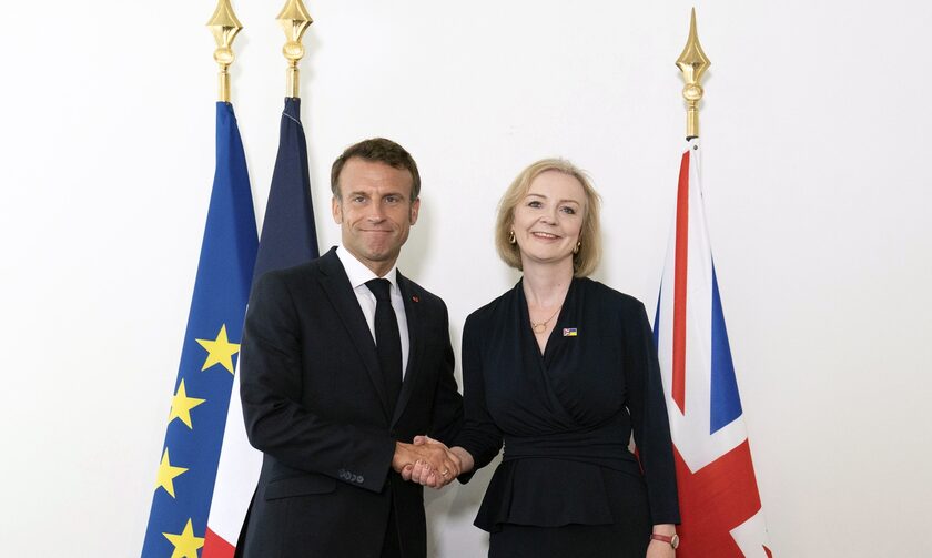 Λιζ Τρας και Εμανουέλ Μακρόν συμφώνησαν για εμβάθυνση της συνεργασίας Λονδίνου - Παρισιού