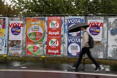 Στις κάλπες οι Ιταλοί – Φαβορί ο συντηρητικός συνασπισμός - Ανησυχία σε ΕΕ και ΝΑΤΟ