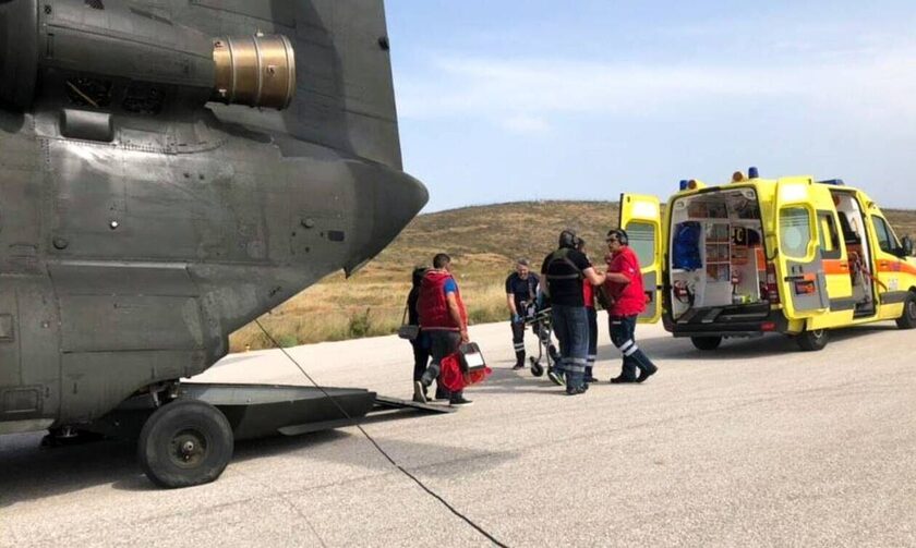Αεροδιακομιδή από την Σαντορίνη στην Κρήτη για 34χρονη έγκυο