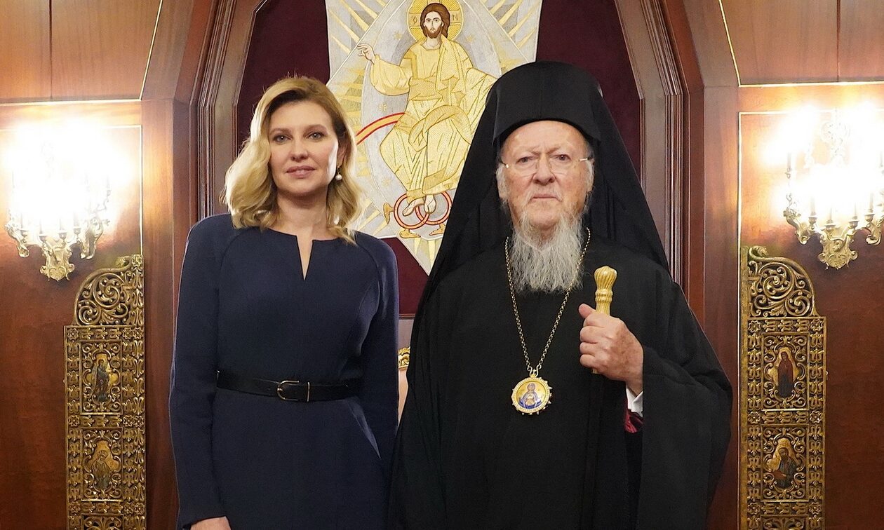 Η σύζυγος του Ζελένσκι επισκέφτηκε το Οικουμενικό Πατριαρχείο