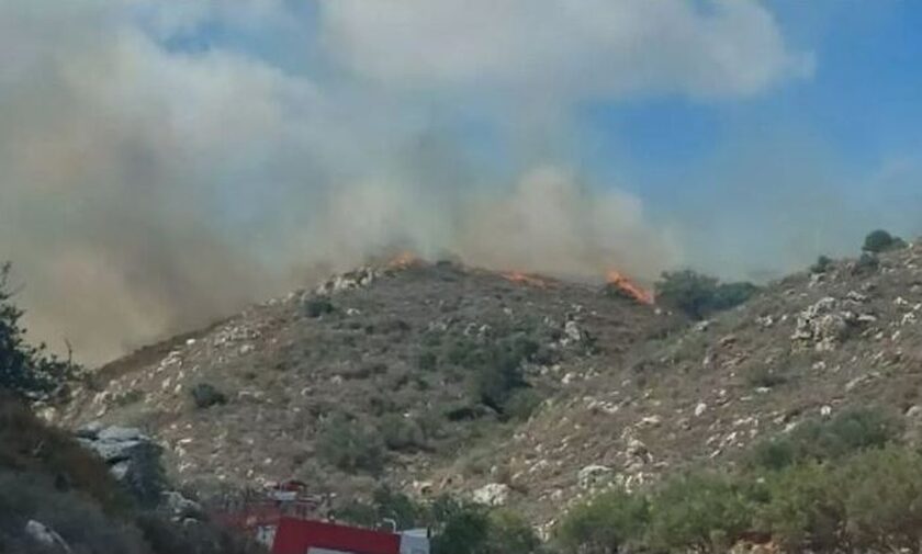 Κρήτη: Οριοθετήθηκε η φωτιά στο Σμάρι