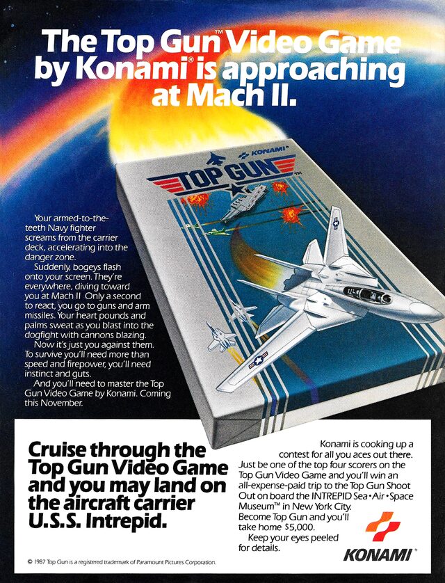Μια διαφήμιση του παιχνιδιού σε Αμερικανικό περιοδικό για Gamers