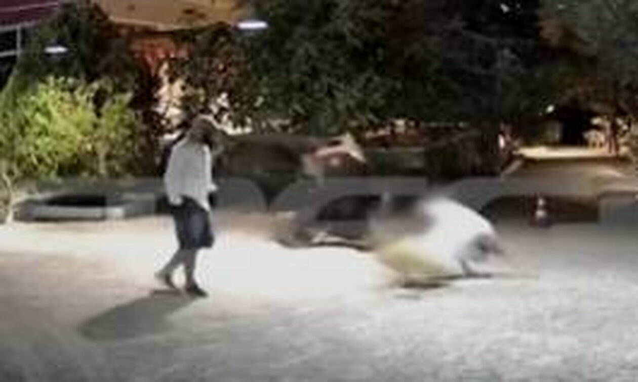 Αίγινα: Συγκλονιστικό βίντεο - Έτσι «σακάτεψαν» οι νταήδες την 67χρονη και τον γιο της