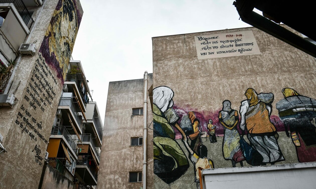 Βύρωνας: Μοναδικά γκράφιτι για τη Μικρασιατική Καταστροφή