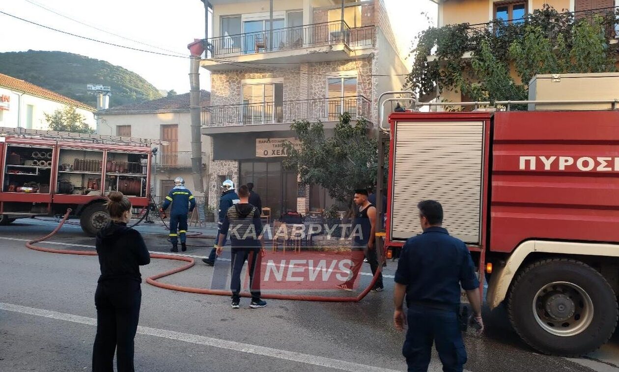 Καλάβρυτα: Έκρηξη σε κεντρικό κατάστημα εστίασης της πόλης