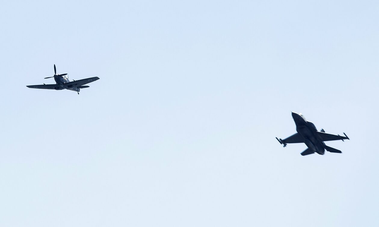Θεσσαλονίκη: Δοκιμαστικές πτήσεις Spitfire και F-16 την Τετάρτη