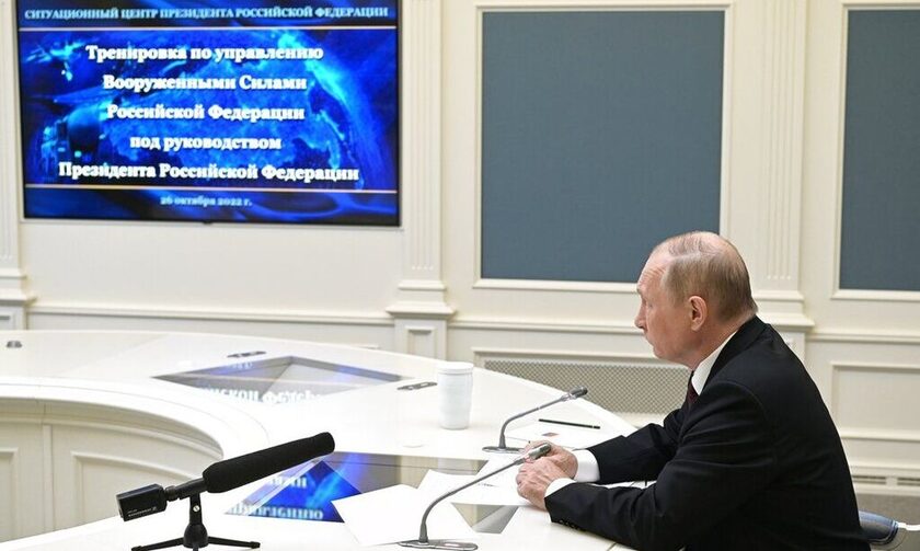 Πούτιν: Παρακολούθησε άσκηση των στρατηγικών πυρηνικών δυνάμεων