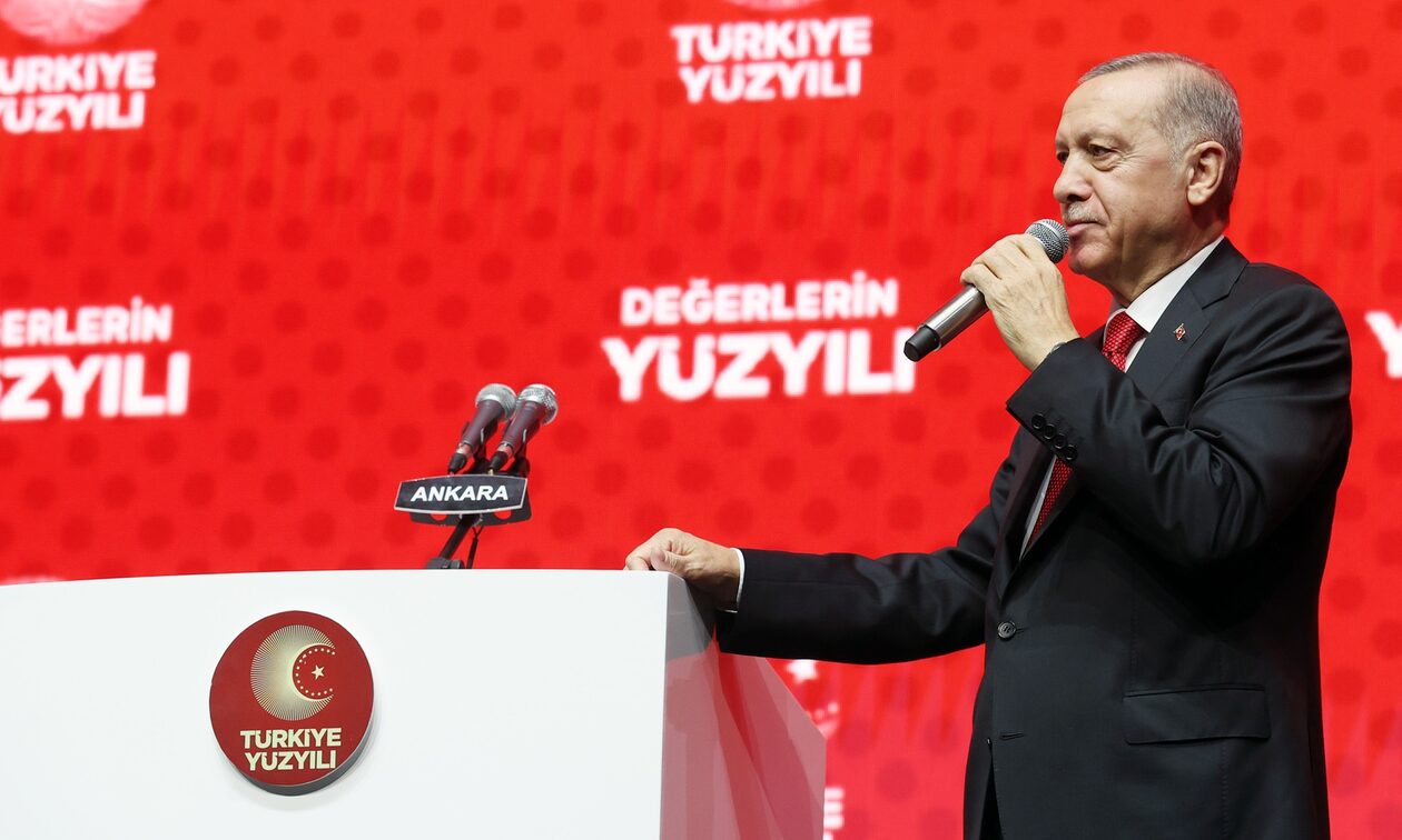 Ο Ερντογάν παρουσίασε τον «Αιώνα της Τουρκίας» με αναφορές στην Αγιά Σοφιά