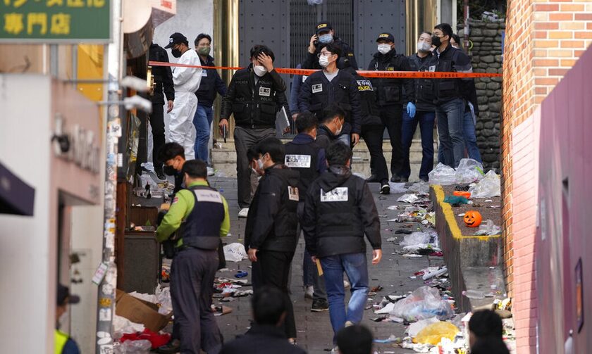 Η αστυνομία παραδέχθηκε κενά και λάθη στην τραγωδία της Σεούλ