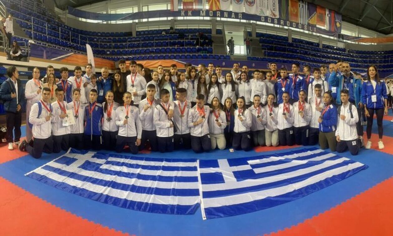 Καράτε: 23 μετάλλια κατέκτησε η Ελλάδα στους Βαλκανικούς Αγώνες