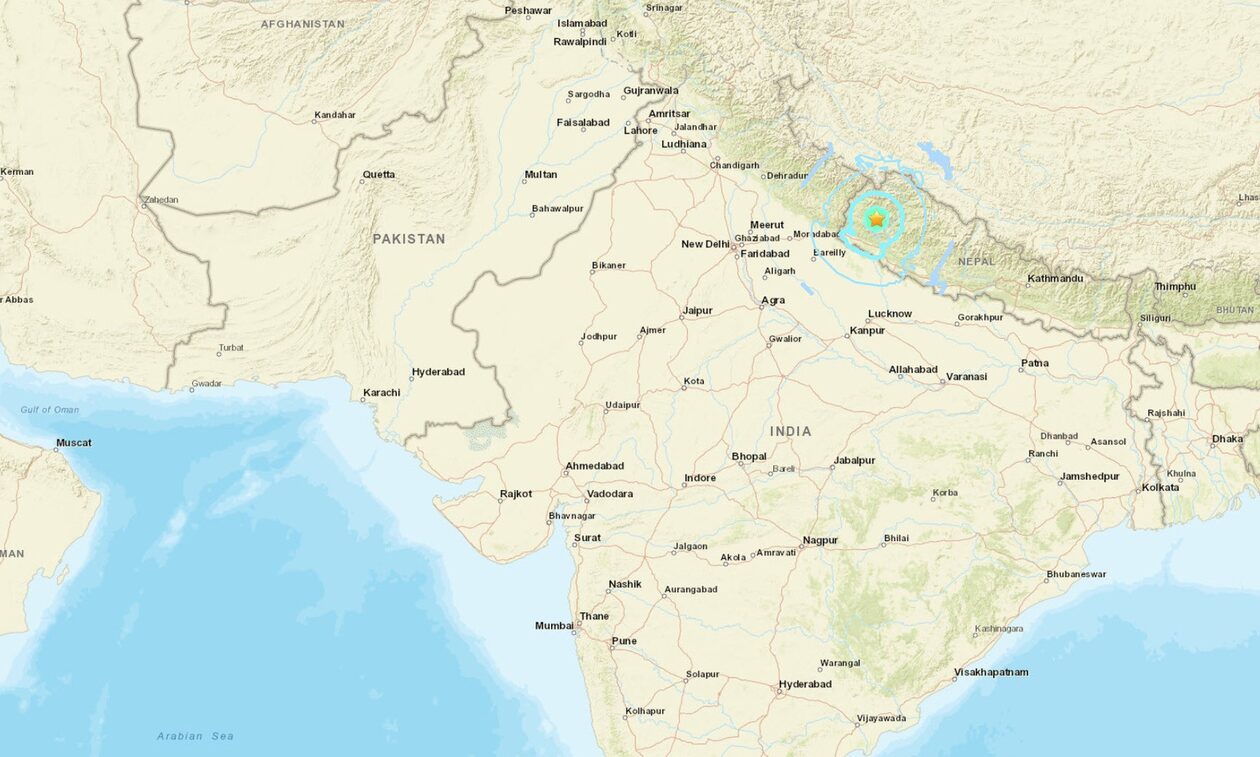 Ισχυρός σεισμός 6,6 Ρίχτερ στο Νεπάλ με νεκρούς και καταστροφές