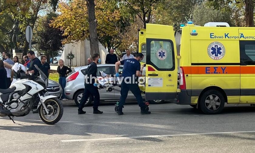 Σοβαρό τροχαίο στο κέντρο της Θεσσαλονίκης– Πέντε άτομα στο νοσοκομείο