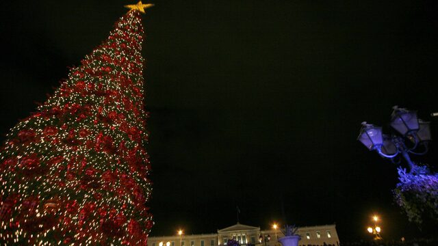 Το Χριστουγεννιάτικο Δέντρο στο Σύνταγμα το 2007