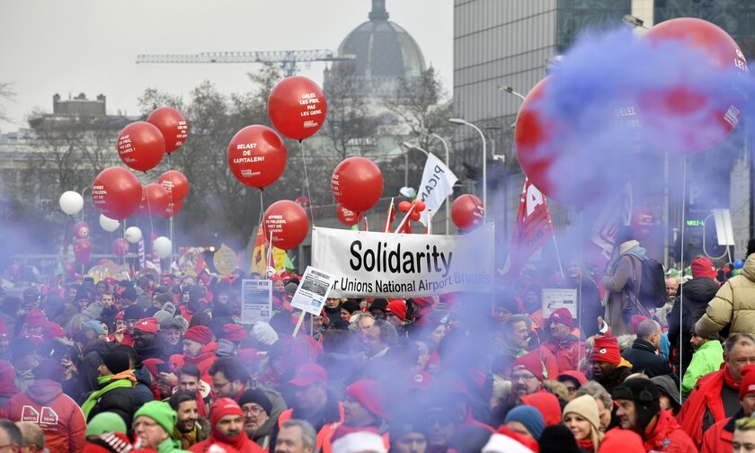 Βέλγιο: Διαδηλώσεις στους δρόμους για την αύξηση του κόστους διαβίωσης