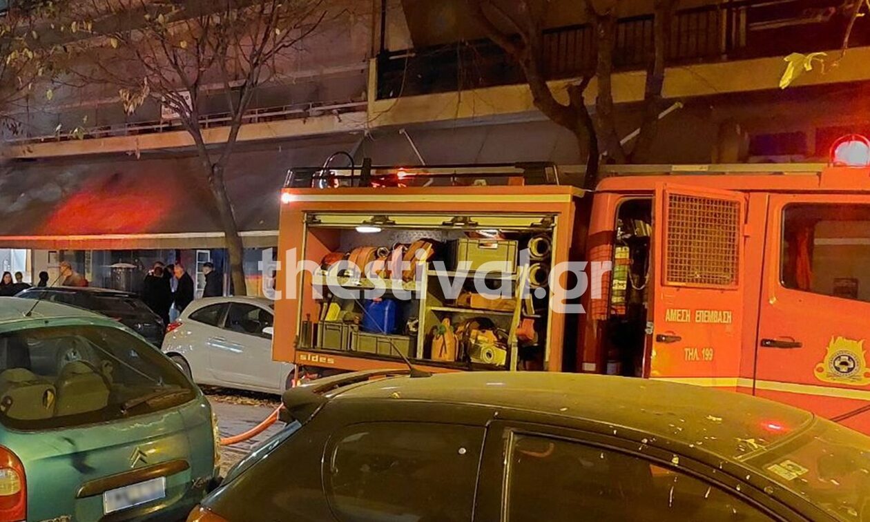 Θεσσαλονίκη: Φωτιά σε μεζεδοπωλείο - Ένας τραυματίας