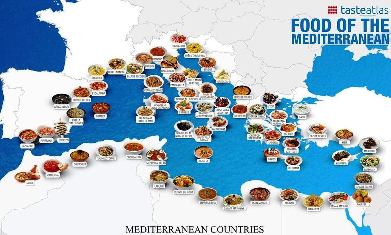 Taste Atlas: Η ελληνική κουζίνα δεύτερη καλύτερη στον κόσμο
