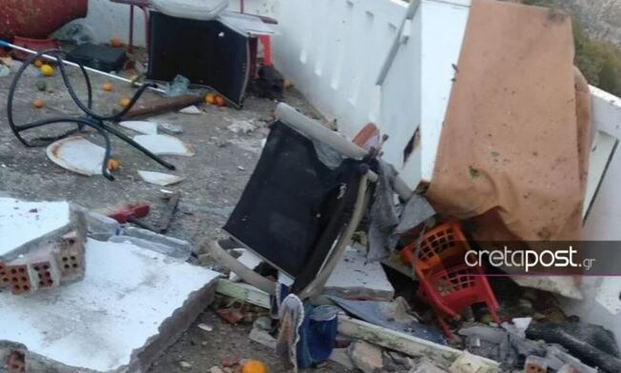 Κρήτη: Εικόνες από το σπίτι της ηλικιωμένης μετά την έκρηξη φιάλης