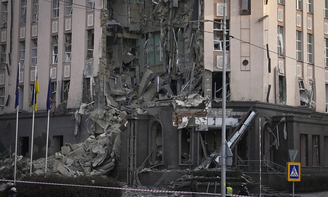 Ουκρανία: Δεκάδες εκρήξεις στο Κίεβο - Καταστράφηκε ξενοδοχείο