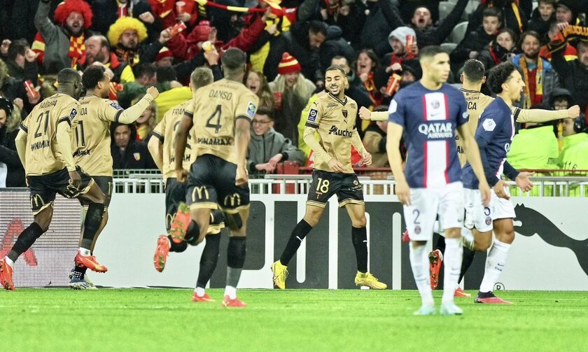 Ligue 1: Η Λανς «έσπασε» το αήττητο της Παρί Σεν Ζερμέν