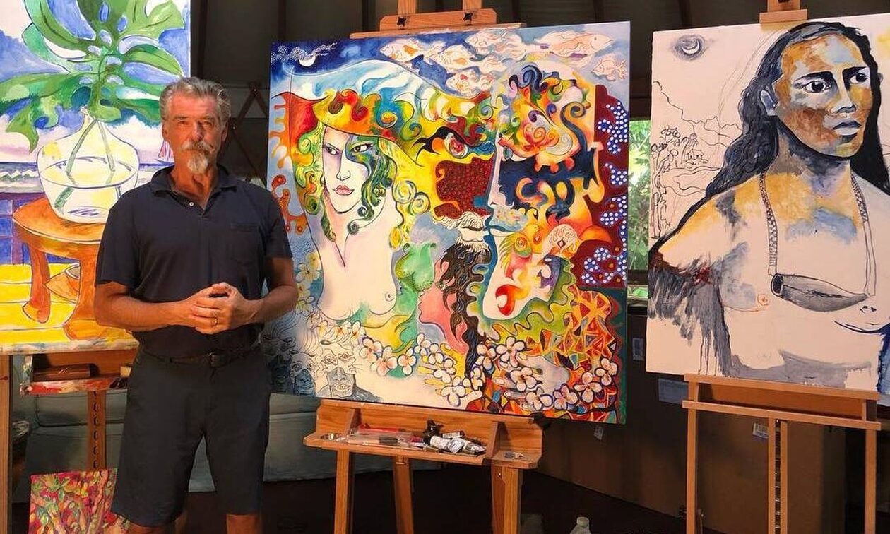 Πιρς Μπρόσναν: Ένας «Τζέιμς Μποντ» με ταλέντο στη ζωγραφική