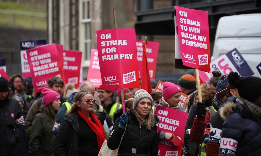 Βρετανία: Απεργία 18 ημερών από 70.000 μέλη 150 πανεπιστημίων