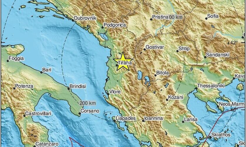 Αλβανία: Υλικές ζημιές από τον σεισμό των 4,7 Ρίχτερ