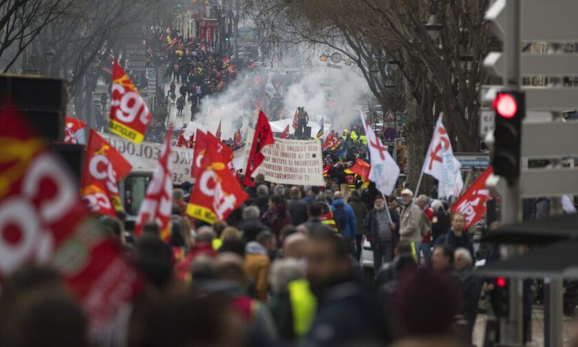 Διαδηλώσεις στη Γαλλία για το συνταξιοδοτικό