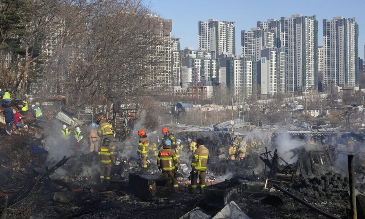 Νότια Κορέα: Φωτιά σε παραγκούπολη στη Σεούλ – Απομακρύνθηκαν 500 πολίτες