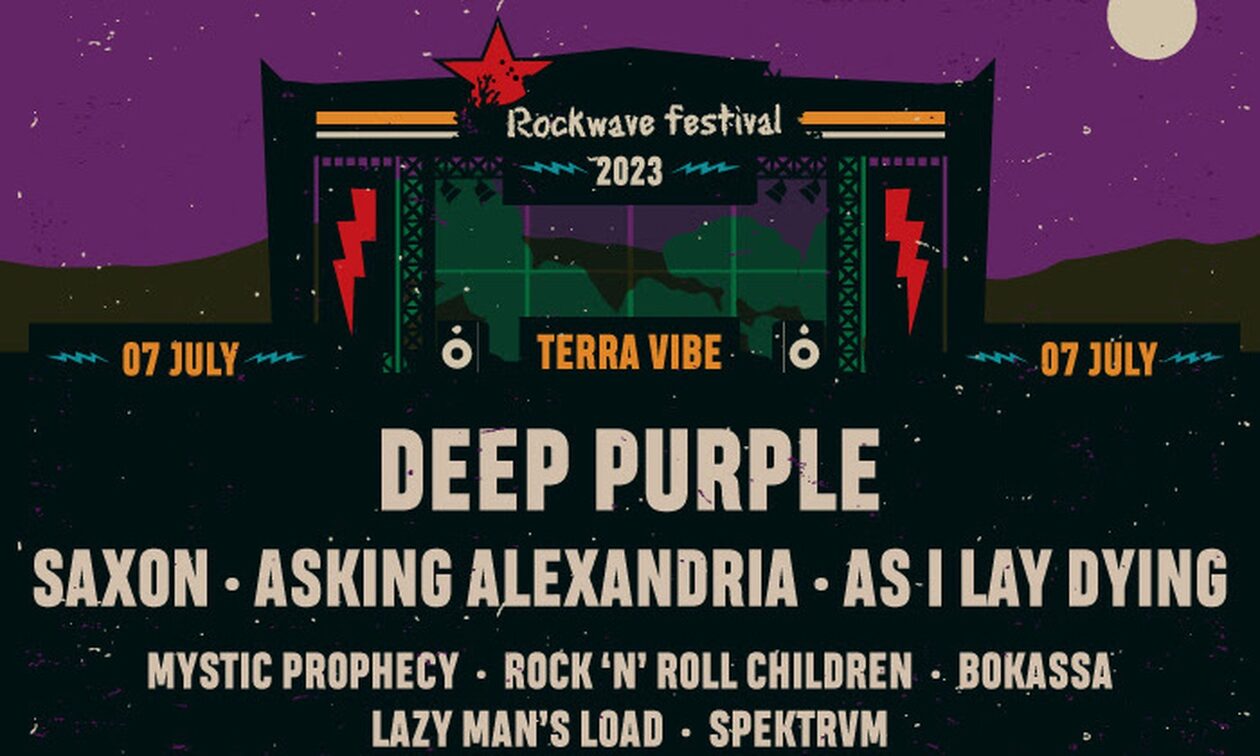 Rockwave Festival 2023: Τα ονόματα που θα ανέβουν στη σκηνή με τους Deep Purple