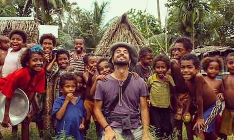 O Aλέξανδρος Τσούτης στην Παπούα Νέα Γουϊνέα