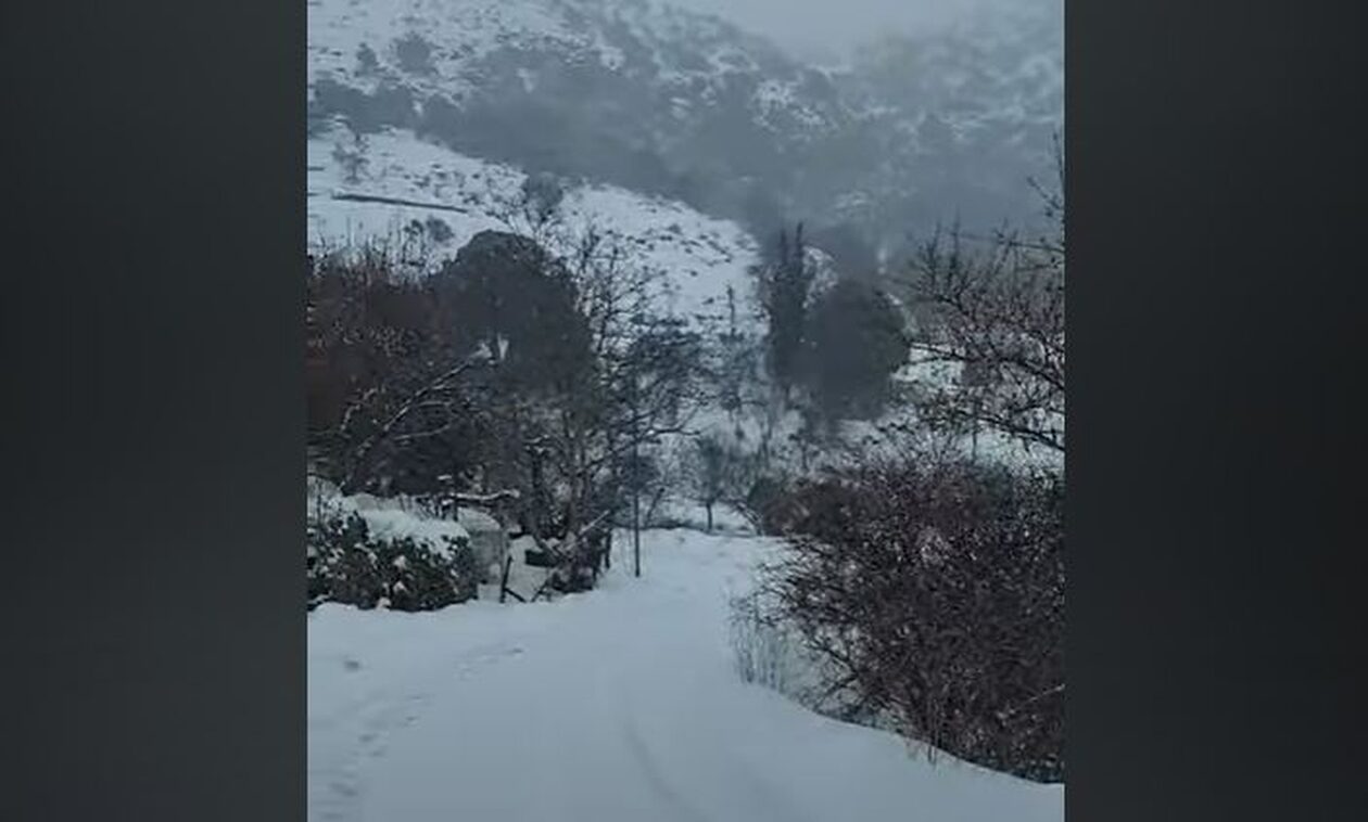 Κακοκαιρία Μπάρμπαρα: Στους 40 πόντους το χιόνι στον Άγιο Νικόλαο