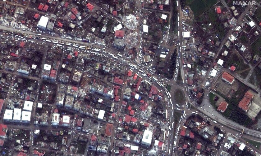Εικόνες απο δορυφόρο δείχνουν το μέγεθος της καταστροφής
