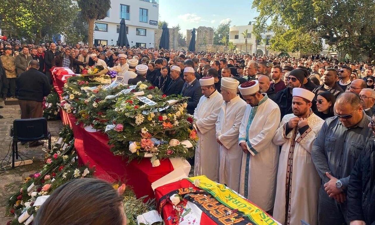 Σεισμός Τουρκία: Θρήνος στις κηδείες των μελών της ομάδας βόλεϊ  στην Αμμόχωστο