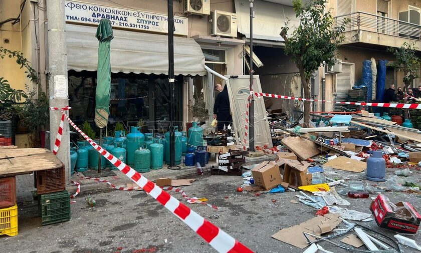 Αιγάλεω: Έκρηξη φιάλης υγραερίου σε κατάστημα - Δύο τραυματίες
