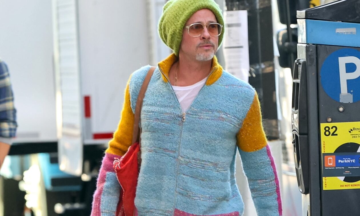 Μπραντ Πιτ: Με πολύχρωμα ρούχα – Εντυπωσιάζουν οι στιλιστικές επιλογές του ηθοποιού