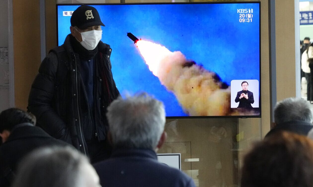 Η Βόρεια Κορέα εκτόξευσε δύο βαλλιστικούς πυραύλους μικρού βεληνεκούς