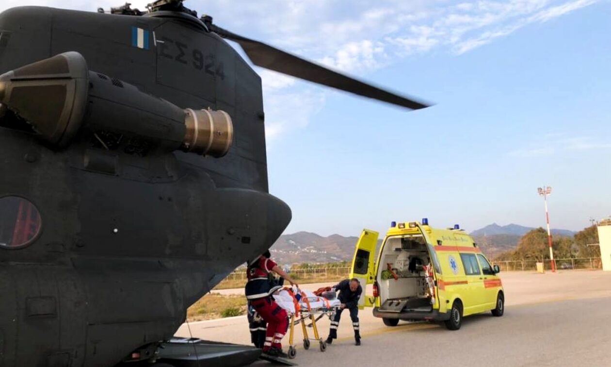 Χίος: Αεροδιακομιδή 3χρονου αγοριού στην Αθήνα - Διασωληνώθηκε μετά από υψηλό πυρετό