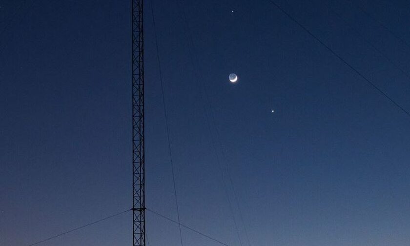 «Μαγικές» εικόνες από το Αστεροσκοπείο: Δίας και Αφροδίτη πλησιάζουν τη Σελήνη