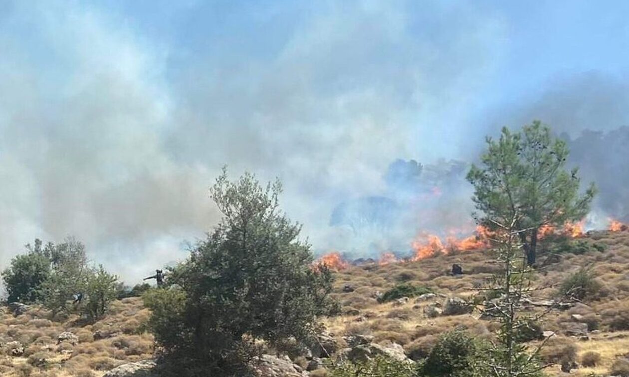 Φωτιά τώρα στη Βιάννο Κρήτης - Μεγάλη κινητοποίηση της Πυροσβεστικής