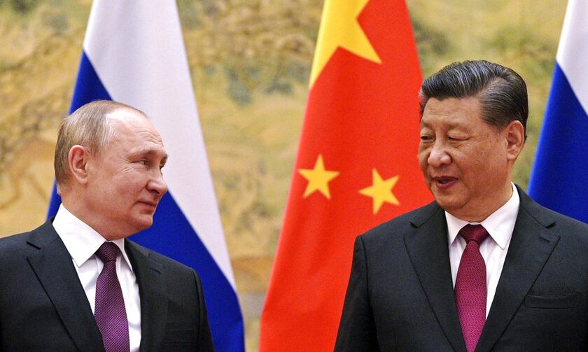 O Bλαντιμίρ Πούτιν με τον Σι Τζινπίνγκ