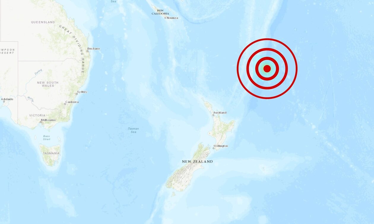 Ισχυρός σεισμός 7 Ρίχτερ βόρεια της Νέα Ζηλανδίας - Κίνδυνος για τσουνάμι