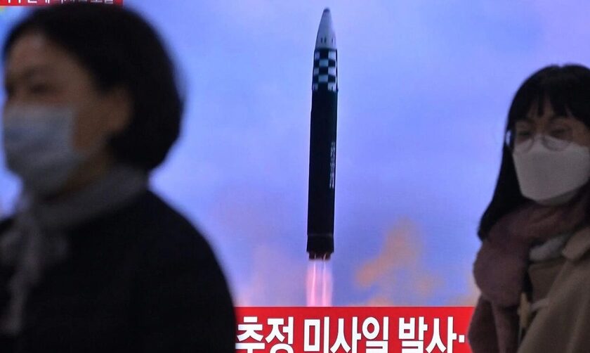 Βόρεια Κορέα: Εκτόξευσε βαλλιστικό πύραυλο προς τη θάλασσα της Ιαπωνίας